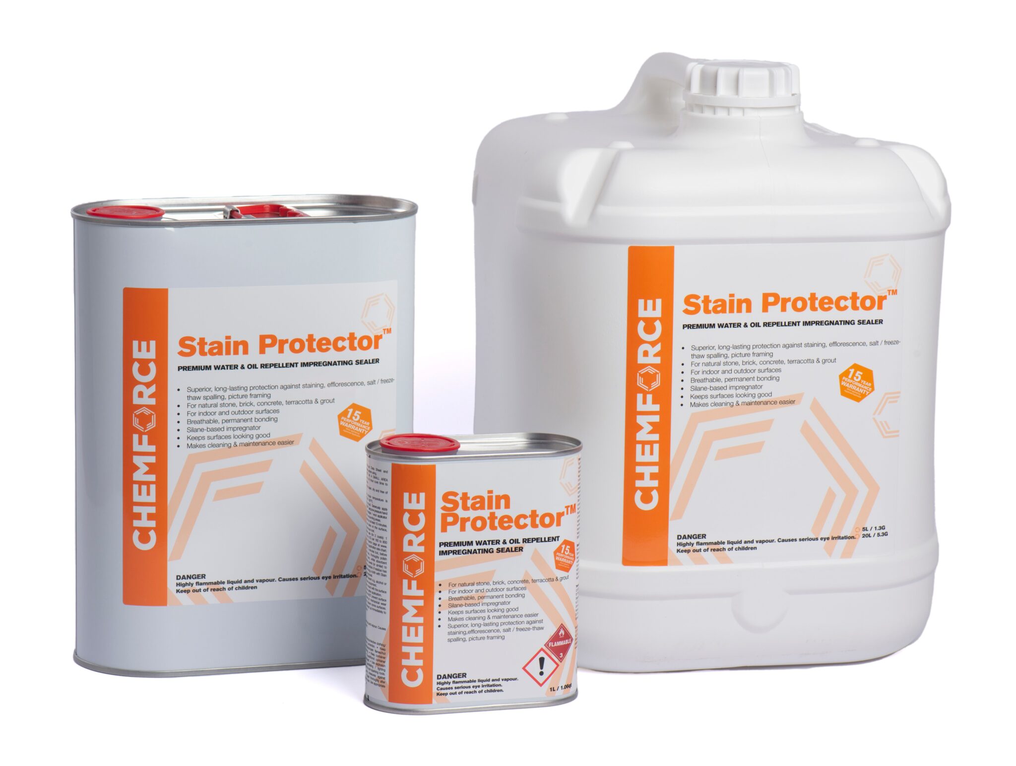 Stain Protector™ Sealer for natural stone, pavers, polished concrete